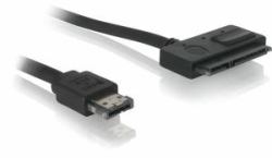 DeLOCK Cable Power Over eSATA > SATA 22pin SATA καλώδιο 0,5 m eSATAp Μαύρος [Μαύρο] 