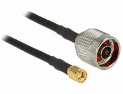 DeLOCK 89466 ομοαξονικό καλώδιο RG-58 10 m N plug SMA plug Μαύρος [Μαύρο] 