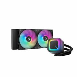 DeepCool LE240 V2 Επεξεργαστής Ψύκτης υγρού όλα σε ένα 12 cm Μαύρος [Μαύρο] 