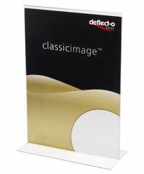 Deflecto 47901 βάση πινακίδας & περίπτερο πληροφοριών Βάση σήματος A5 Πολυστερίνη [PS] Διαφανής 