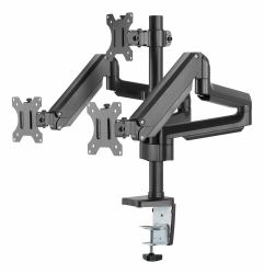 Deltaco ARM-0352 βάση & στήριγμα οθόνης 68,6 cm [27"] Γραφείο Μαύρος [Μαύρο] 