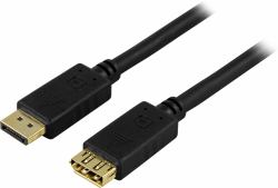 Deltaco DP-1210 καλώδιο DisplayPort 1 m Μαύρος [Μαύρο] 