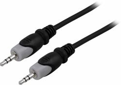 Deltaco MM-149 καλώδιο ήχου 1 m 3.5mm Μαύρος [Μαύρο] 