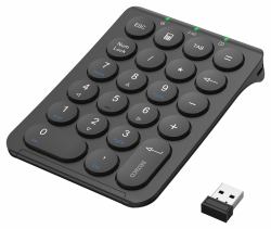 Deltaco TB-125 αριθμητικό πληκτρολόγιο Laptop/PC RF Wireless Μαύρος [Μαύρο] 