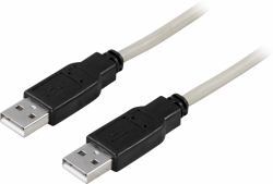 Deltaco USB2-9 καλώδιο USB USB 2.0 3 m USB A 0,48 Gbit/s Γκρι 