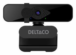 Deltaco W-200 κάμερα web 3,7 MP 2560 x 1440 εικονοστοιχεία Μαύρος [Μαύρο] 