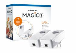 Devolo Magic 2 LAN 2400 Mbit/s Σύνδεση Ethernet/LAN Λευκός [Άσπρος] 2 τεμάχια 