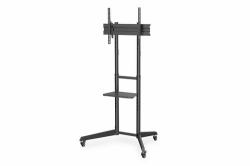 Digitus TV PRESENTATION CART 37-70 - BLACK WITH SHELF