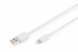 Digitus DB-600106-010-W καλώδιο Lightning 1 m Λευκός [Άσπρος] 