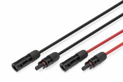 Digitus SOLARCABLE EXTENSION 15M 6MM - MC4 PV CABLE 1500V DC 1XBLK1XRED