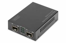 Digitus DN-82133 μετατροπέας δικτυακών μέσων 1000 Mbit/s 1550 nm Πολλαπλών λειτουργιών, Απλού τύπου Μαύρος [Μαύρο] 