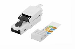 Digitus DN-93633 ενωτικό καλωδίων RJ-45 Μαύρος [Μαύρο] 