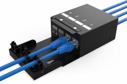 Digitus DN-93708-4 κουτί διακλάδωσης δικτύου Μαύρος [Μαύρο] 