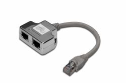 Digitus DN-93904 διαχωριστής δικτύου Γκρι, Άργυρος 