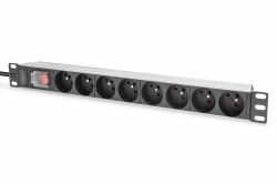Digitus DN-95402-1-FR μονάδα διανομής ρεύματος [PDU] 8 Έξοδος [οι] εναλλασσόμενου ρεύματος 1U 