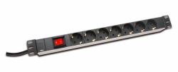 Digitus DN-95402 επέκταση ρεύματος 2 m 7 Έξοδος [οι] εναλλασσόμενου ρεύματος Μαύρος [Μαύρο] 