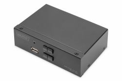Digitus DS-12851 εναλλαγέας [switches] KVM Μαύρος [Μαύρο] 