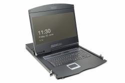 Digitus DS-72211-2GE ράφι 48,3 cm [19"] 1366 x 768 εικονοστοιχεία Μαύρος [Μαύρο] 1U 