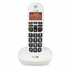 Doro PhoneEasy 100w Τηλέφωνο DECT Αναγνωριστικό καλούντος Λευκός [Άσπρος]  - Έκδοση UK