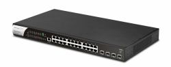 DrayTek VigorSwitch P2282x Διαχειρίσιμος L2+ Gigabit Ethernet [10/100/1000] PoE τροφοδοτικού 1U Μαύρος [Μαύρο] 