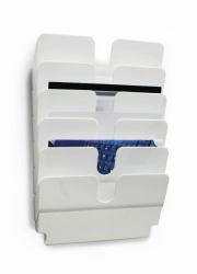 Durable FLEXIPLUS σταντ βιβλίου 6 ράφια Λευκός [Άσπρος] 