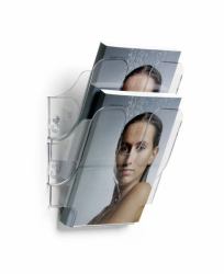 Durable FLEXIPLUS σταντ βιβλίου 2 ράφια Διαφανής 