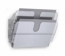 Durable FLEXIPLUS σταντ βιβλίου 2 ράφια Διαφανής 