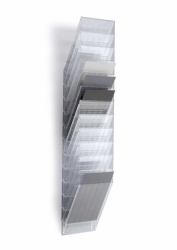 Durable FLEXIBOXX σταντ βιβλίου 12 ράφια Διαφανής 