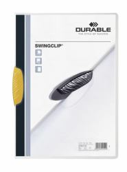 Durable Swingclip εξώφυλλο αναφοράς Πολυπροπυλένιο Κίτρινο 
