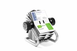 Durable 248123 θήκη για επαγγελματικές κάρτες Άργυρος 