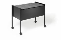 Durable 309501 κουτί αποθήκευσης αρχείων Ανοξείδωτο ατσάλι Μαύρος [Μαύρο] 