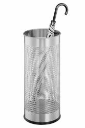 Durable Metal Umbrella Stand Black