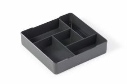 Durable 338658 σετ τακτοποίησης συρταριού γραφείου Πλαστικός Ανθρακίτης 