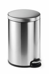 Durable Pedal Bin Stainless Steel 12L