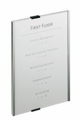 Durable Info Sign Ακρυλικό, Αλουμίνιο [Αργύλιο] Άργυρος 