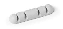Durable Cavoline Clip 4 Desk Cable - Holder Grey - Warranty: 12M