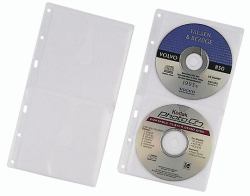 Durable 5203-19 Θήκη Sleeve 2 δίσκοι Διαφανής 