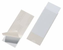 Durable Pocketfix αυτοκόλλητη ετικέτα Ορθογώνιο παραλληλόγραμμο Διαφανής 10 τεμάχια 