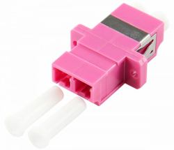 EFB Elektronik LFA095 προσαρμογέας οπτικών ινών LC/LC Ροζ, Λευκός [Άσπρος] 