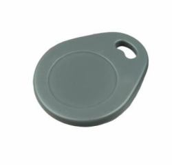 ELATEC Keyfob Rfid Tag Grey 1 Pc[S] - Acrylonitrile Butadiene - Styrene [Abs] - Warranty: 12M