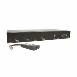 Eaton Tripp Lite B320-4X1-MHB-K επεκτατικό AV Επαναλήπτης AV Μαύρος [Μαύρο] 