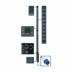 Eaton Tripp Lite PDUMV32HVNETLX μονάδα διανομής ρεύματος [PDU] 24 Έξοδος [οι] εναλλασσόμενου ρεύματος 0U Μαύρος [Μαύρο] 