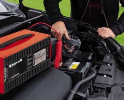 Einhell CC-BC 10 E 12V Μαύρος [Μαύρο], Κόκκινο φορτιστήςς μπαταριών οχημάτων 