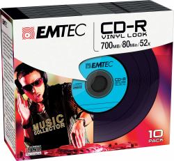 Emtec CD-R Vinyl Look 700 MB 10 τεμάχια 