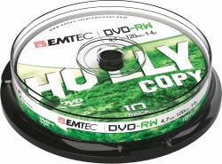 Emtec ECOVRW47104CB κενό DVD 4,7 GB DVD-RW 10 τεμάχια 