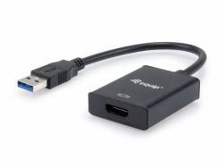 Equip 133385 κάρτα γραφικών USB 1920 x 1080 εικονοστοιχεία Μαύρος [Μαύρο] 