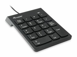 Equip 245205 αριθμητικό πληκτρολόγιο Παγκόσμιος USB Μαύρος [Μαύρο] 