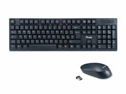 Equip 245223 πληκτρολόγιο Συμπεριλαμβάνεται ποντίκι Γραφείο RF Wireless QWERTY Ιταλικός Μαύρος [Μαύρο]  - ξένη έκδοση