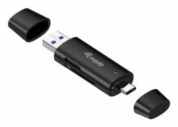 Equip 245462 συσκευή ανάγνωσης καρτών USB 3.2 Gen 1 [3.1 Gen 1] Type-A/Type-C Μαύρος [Μαύρο] 
