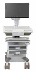 Ergotron M011-0101-111001-1-0 βάση & στήριγμα All-in-One PC/workstation 19,5 kg Λευκός [Άσπρος], Γκρι 61 cm [24"] 
